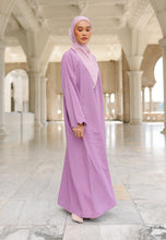Load image into Gallery viewer, Anbar Sulaman Kaftan (Yam Purple)