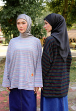 Load image into Gallery viewer, Adni Stripe T-Shirt (Black)