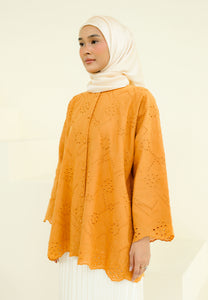 Akia Lace Top (Tangerine)