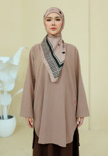Load image into Gallery viewer, Mahdia Linen Top (Milo Brown)