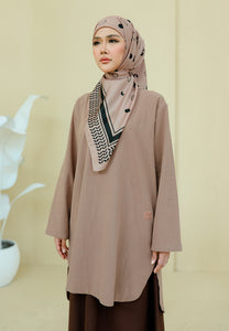 Mahdia Linen Top (Milo Brown)
