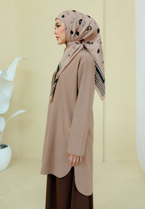 Mahdia Linen Top (Milo Brown)