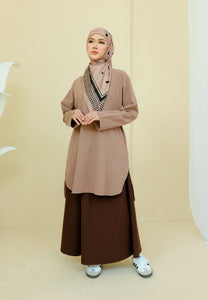 Mahdia Linen Top (Milo Brown)