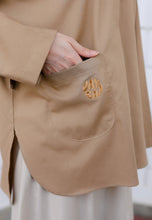 Load image into Gallery viewer, Dalili Linen Top (Light Brown)