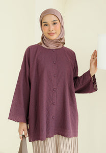 Akia Lace Top (Burgundy)