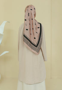 Mahdia Linen Top (Nude Brown)