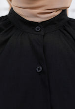 Load image into Gallery viewer, Dalili Linen Top (Black)