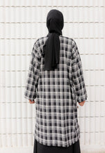 Load image into Gallery viewer, Ibna Printed Tunic (Black White Checkered)