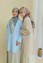 Load image into Gallery viewer, Mahdia Linen Top (Nude Brown)