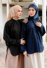 Load image into Gallery viewer, Dalili Linen Top (Midnight Blue)