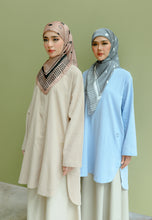 Load image into Gallery viewer, Mahdia Linen Top (Nude Brown)