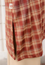 Load image into Gallery viewer, Ibna Printed Tunic (Brick Brown Checkered)