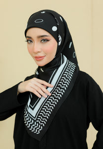 Qayffiyeh Printed Square (Black)