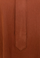 Load image into Gallery viewer, Mahdia Linen Top (Brick Brown)