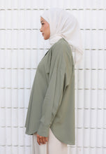 Load image into Gallery viewer, Hyza Curved Top (Sage Green)