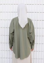 Load image into Gallery viewer, Hyza Curved Top (Sage Green)