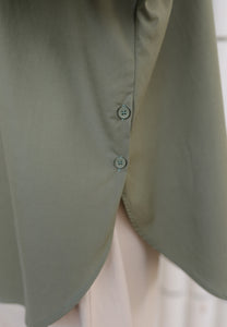 Hyza Curved Top (Sage Green)