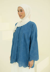 Akia Lace Top (Blue)