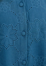 Load image into Gallery viewer, Akia Lace Top (Blue)