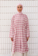 Load image into Gallery viewer, Ibna Printed Tunic (Pink Checkered)