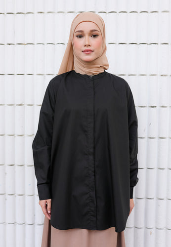 Hyza Curved Top (Black)