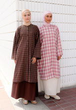 Load image into Gallery viewer, Ibna Printed Tunic (Pink Checkered)