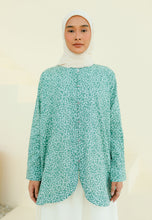 Load image into Gallery viewer, Aylaa Flower Top (Dusty Green)