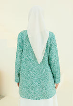 Load image into Gallery viewer, Aylaa Flower Top (Dusty Green)