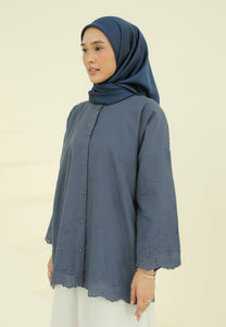 Akia Lace Top (Classic Blue)