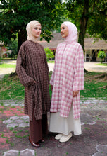 Load image into Gallery viewer, Ibna Printed Tunic (Pink Checkered)