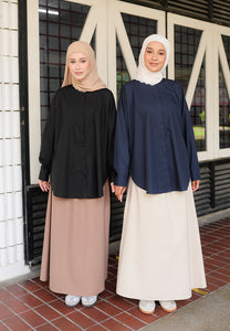 Hyza Curved Top (Black)