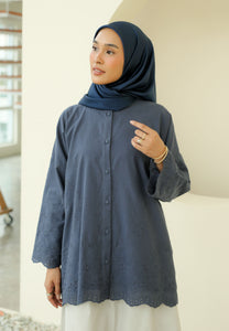 Akia Lace Top (Classic Blue)