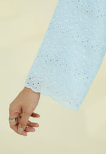 Load image into Gallery viewer, Akia Lace Top (Soft Blue)