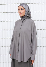 Load image into Gallery viewer, Hyza Curved Top (Ash Grey)
