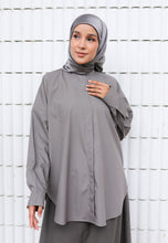 Load image into Gallery viewer, Hyza Curved Top (Ash Grey)