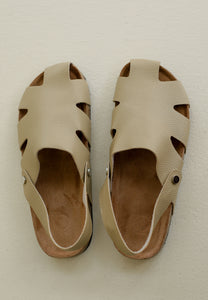 Mia Clog Sandals (Khaki)