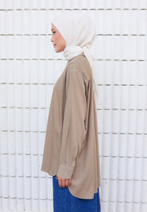 Jenna Plain Top (Brown)