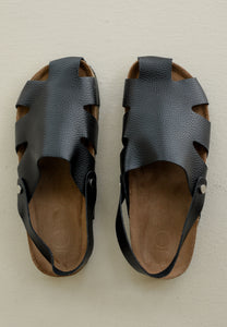 Mia Clog Sandals (Black)