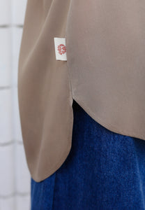 Jenna Plain Top (Brown)