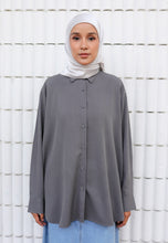 Load image into Gallery viewer, Jenna Plain Top (Space Grey)