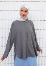 Load image into Gallery viewer, Jenna Plain Top (Space Grey)