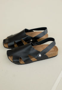 Mia Clog Sandals (Black)