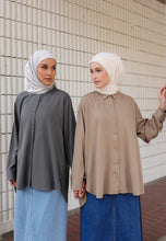 Load image into Gallery viewer, Jenna Plain Top (Space Grey)