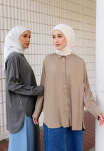 Load image into Gallery viewer, Jenna Plain Top (Brown)