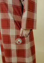 Load image into Gallery viewer, Azra Checkered Caftan (Redwood)