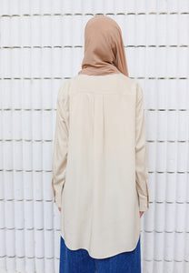 Jenna Plain Top (Cream)