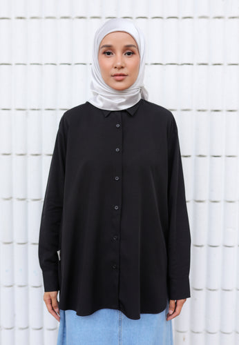 Jenna Plain Top (Black)