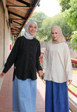 Load image into Gallery viewer, Jenna Plain Top (Black)
