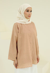 Akia Lace Top (Brown)