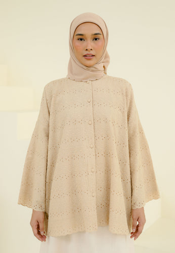 Akia Lace Top (Light Brown)